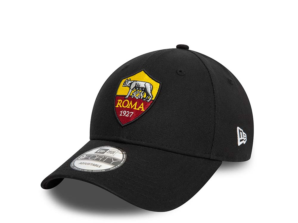 New Era AS Roma Black 9Forty Strapback Casquette