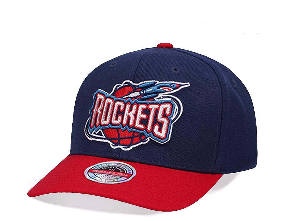 Mitchell & Ness Houston Rockets Team Two Tone 2.0 Hardwood Classic Red Flex Snapback Casquette