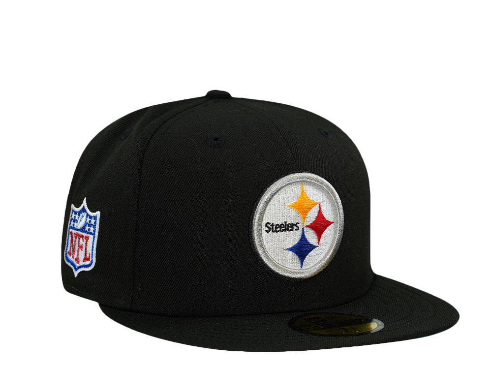 New Era Pittsburgh Steelers Black Throwback Prime Edition 59Fifty Fitted Casquette