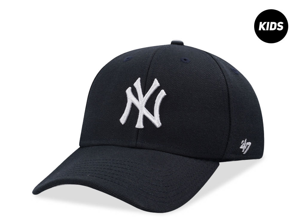 47Brand New York Yankees Navy MVP Kids Strapback Casquette