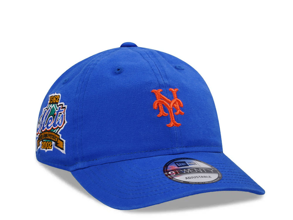 New Era New York Mets 40th Anniversary Blue 9Twenty Strapback Casquette