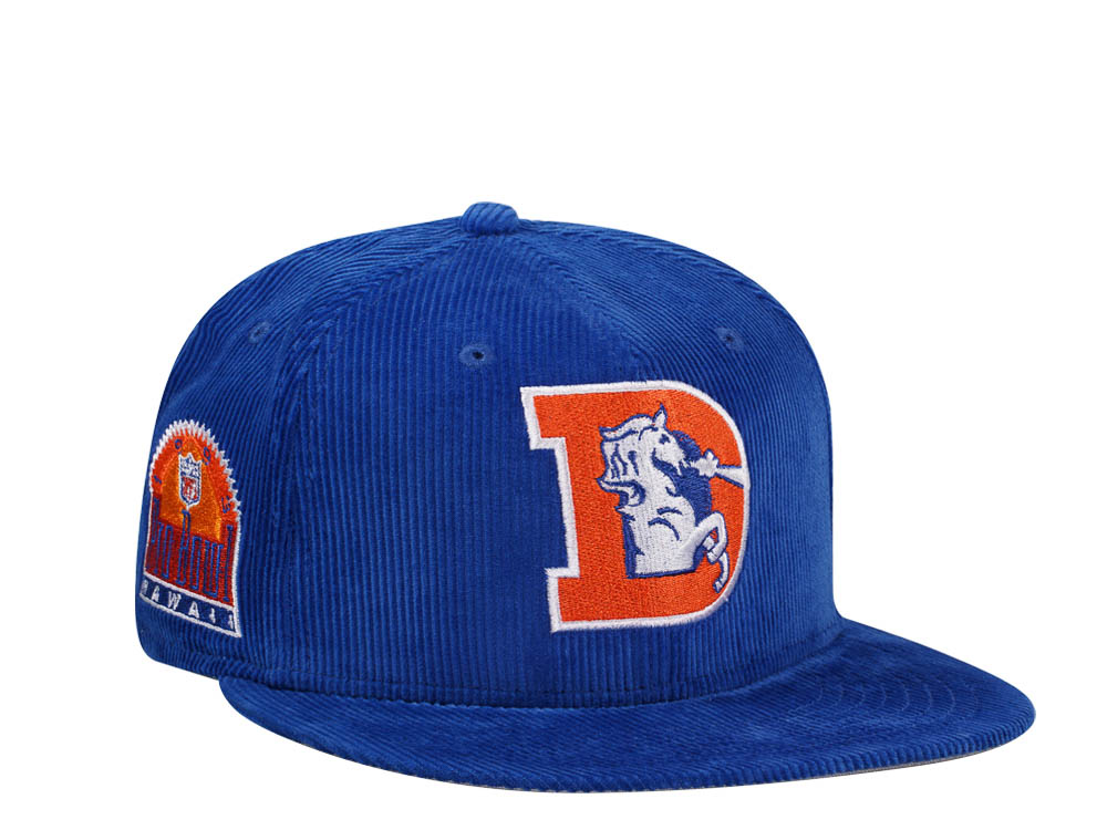 New Era Denver Broncos Pro Bowl Hawaii 1993 Throwback Cord Edition 59Fifty Fitted Casquette