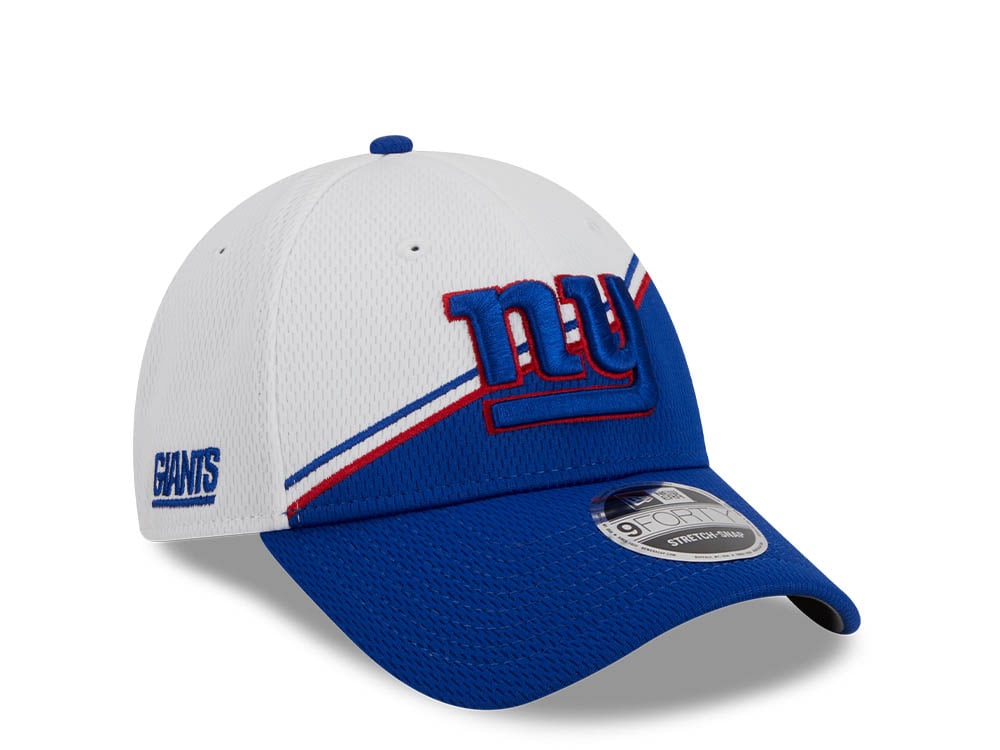 New Era New York Giants NFL Sideline 2023 Blue White  9Forty Snapback Casquette