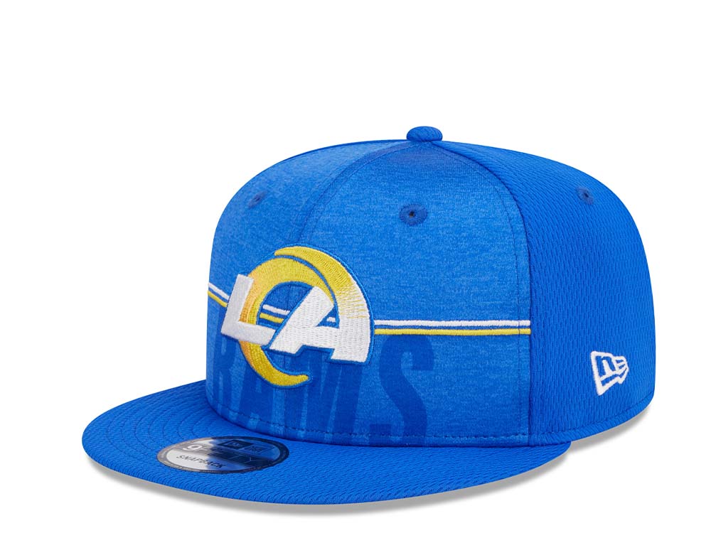 New Era Los Angeles Rams NFL Training Camp 23 Blue 9Fifty Snapback Casquette