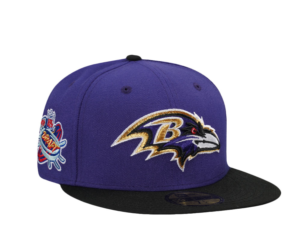 New Era Baltimore Ravens Draft 1996 Legends Edition 59Fifty Fitted Casquette