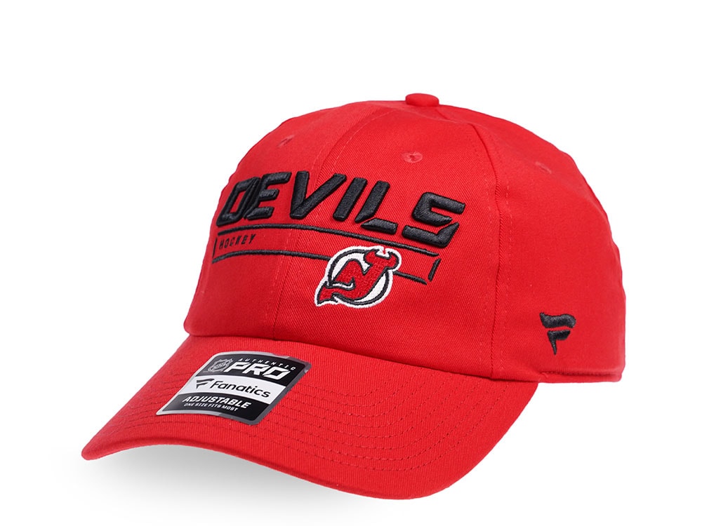 Fanatics New Jersey Devils Authentic Pro Rinkside Adjustable Strapback Casquette