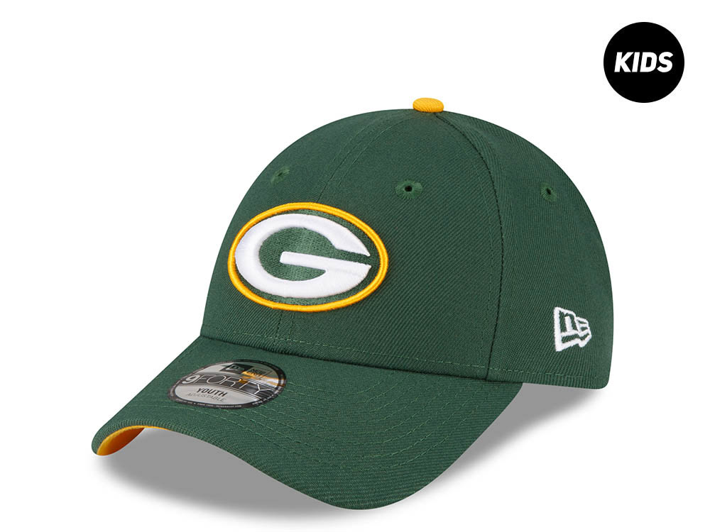 New Era Green Bay Packers Green Kids 9Forty Strapback Casquette