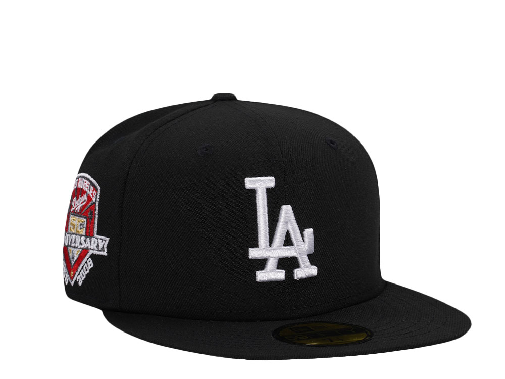 New Era Los Angeles Dodgers 50th Anniversary Black And Red Edition 9Fifty Snapback Casquette