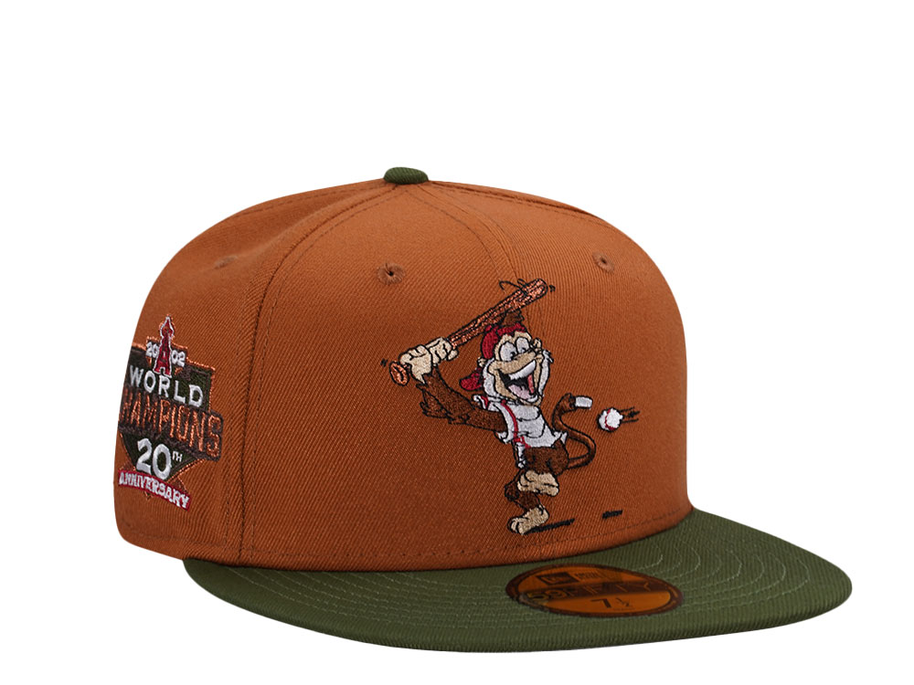 New Era Anaheim Angels 20th World Champions Anniversary Mascot Two Tone Edition 59Fifty Fitted Casquette