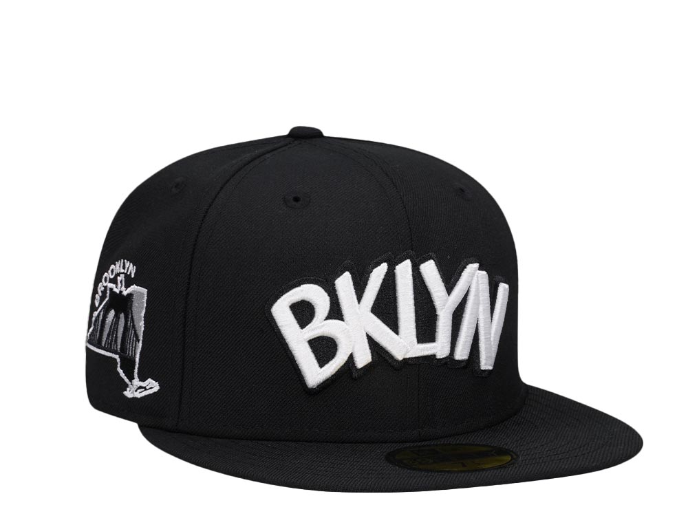 New Era Brooklyn Nets Black Bridge Classic Edition 59Fifty Fitted Casquette