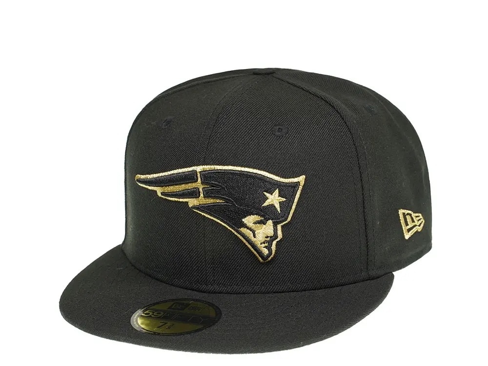 New Era New England Patriots All About Black and Gold 59Fifty Fitted Casquette