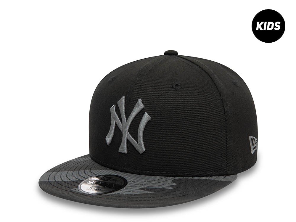 New Era New York Yankees Black Camo Two Tone Kids 9Fifty Snapback Casquette