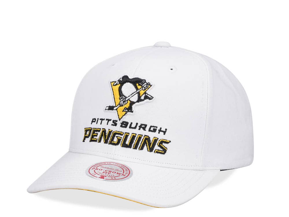 Mitchell & Ness Pittsburgh Penguins All in Pro White Snapback Casquette