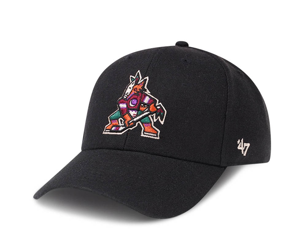 47Brand Arizona Coyotes Black Classic Strapback Casquette