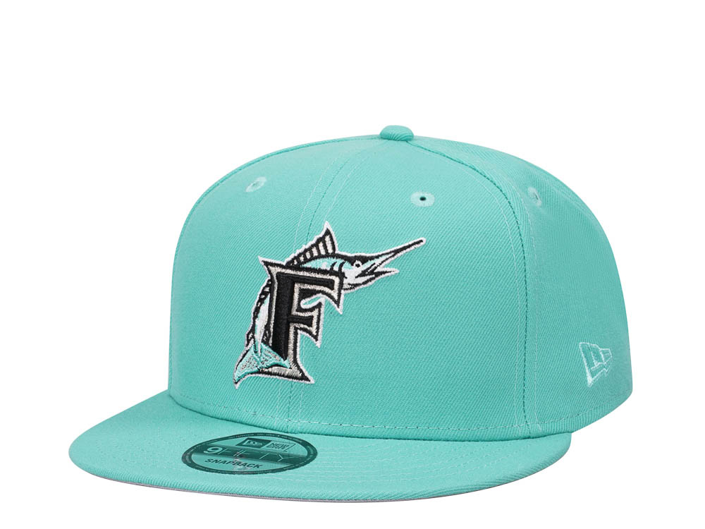 New Era Florida Marlins Mint Classic Edition 9Fifty Snapback Casquette