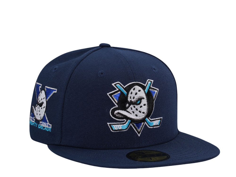 New Era Anaheim Ducks 10th Anniversary Ocean Metallic Prime Edition 59Fifty Fitted Casquette