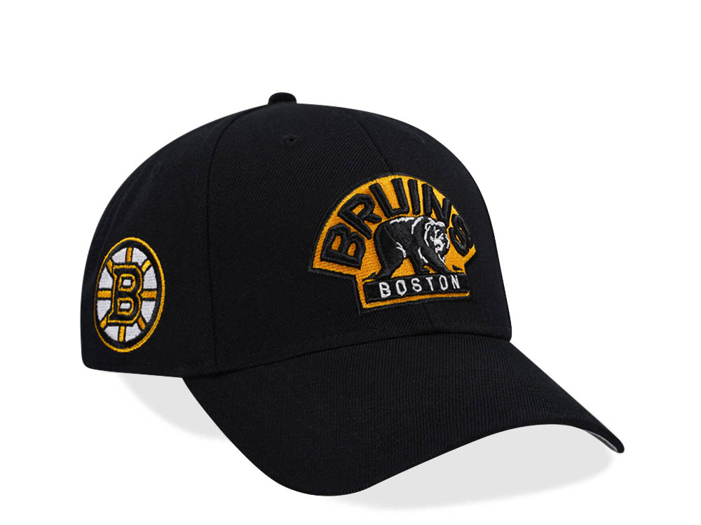 47Brand Boston Bruins Black Sure Shot MVP Snapback Casquette