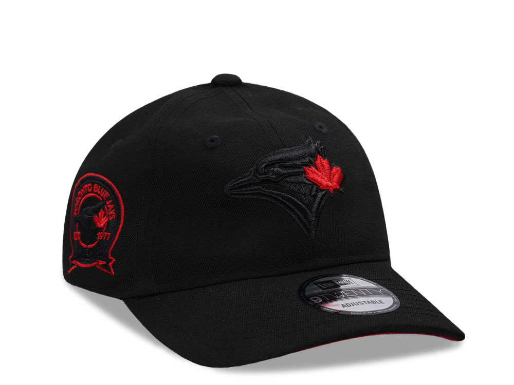 New Era Toronto Blue Jays Black Red Edition 9Twenty Strapback Casquette