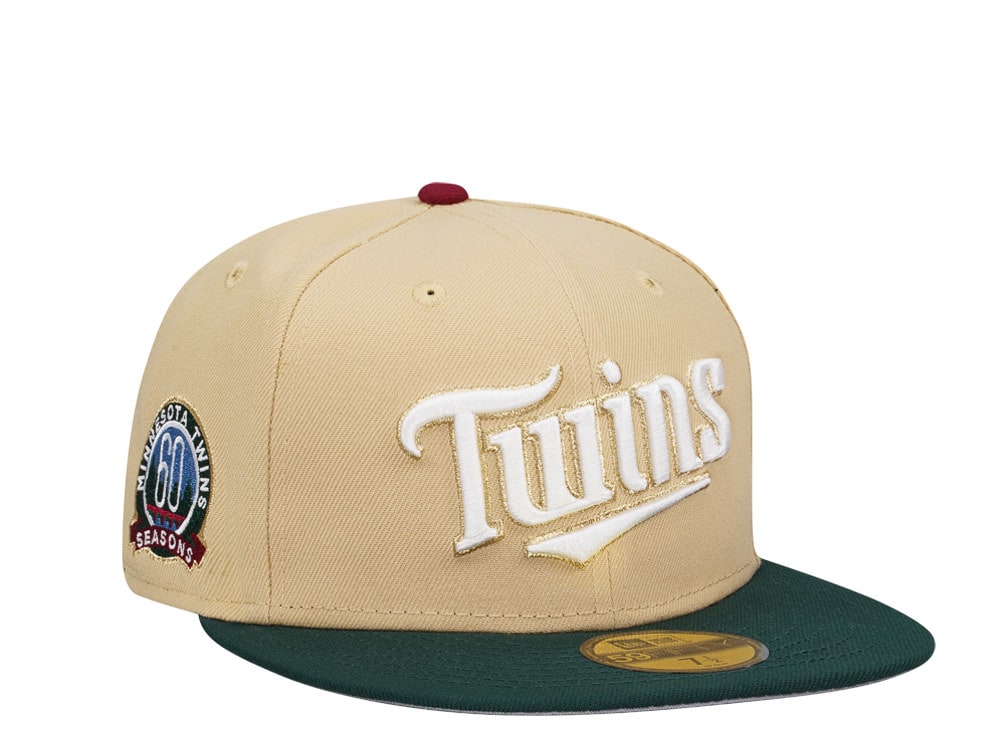 New Era Minnesota Twins 60 Seasons Vegas Two Tone Edition 59Fifty Fitted Casquette