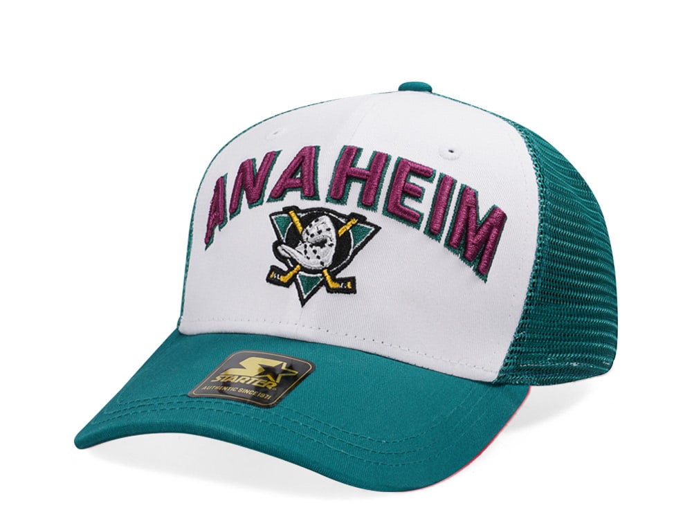 Starter Anaheim Ducks Penalty Curved Trucker Snapback Casquette