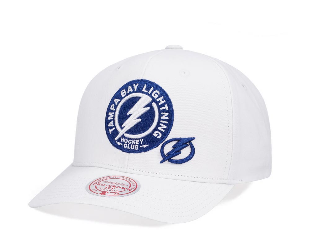 Mitchell & Ness Tampa Bay Lightning All in Pro White Snapback Casquette