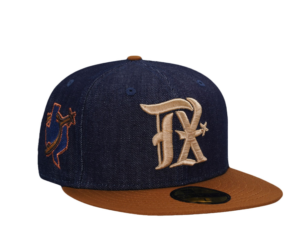 New Era Texas Rangers Denim Prime Two Tone Edition 59Fifty Fitted Casquette