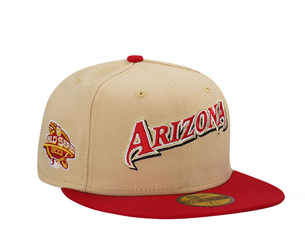 New Era Arizona Diamondbacks World Series 2001 Vegas Two Tone Edition 59Fifty Fitted Casquette