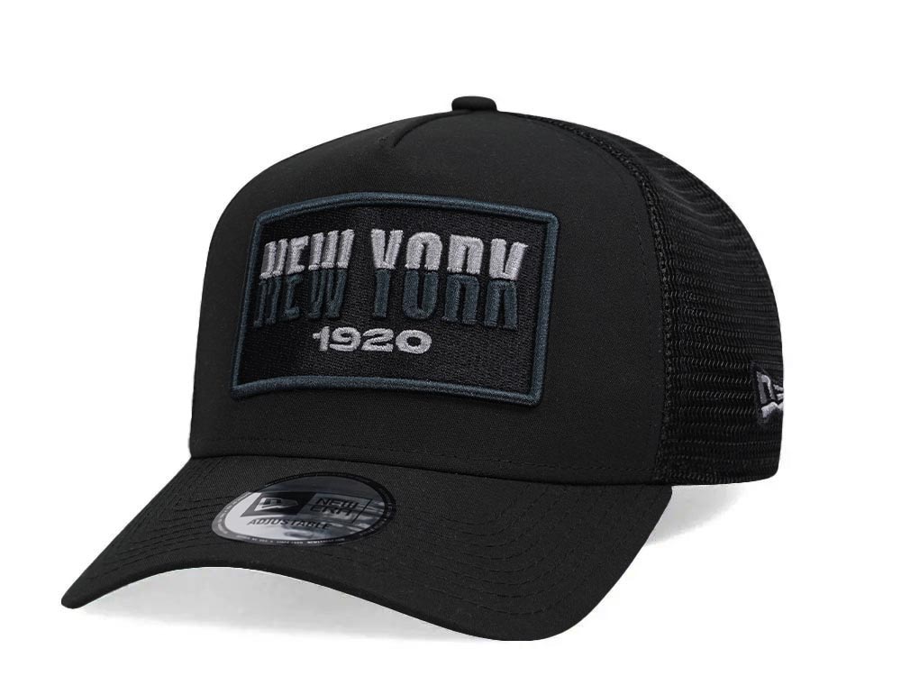 New Era USA State New York 1920 Black Trucker Snapback Casquette