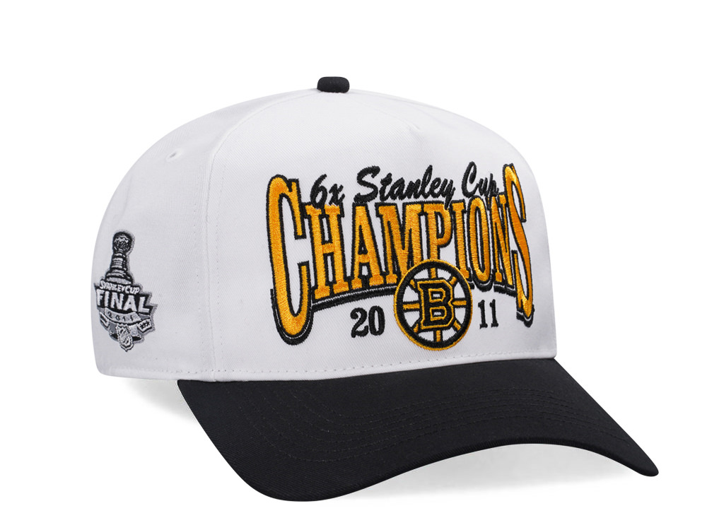 47Brand Boston Bruins 2011 Stanley Cup White Vintage Hitch Snapback Casquette