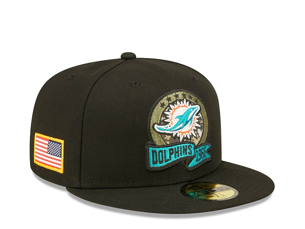 New Era Miami Dolphins Salute to Service 2022 Fitted 59Fifty Casquette