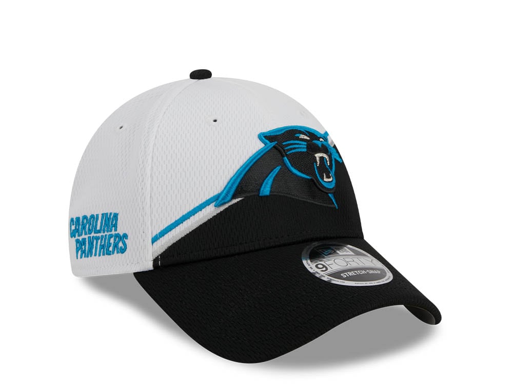 New Era Carolina Panthers NFL Sideline 2023 Black White  9Forty Snapback Casquette