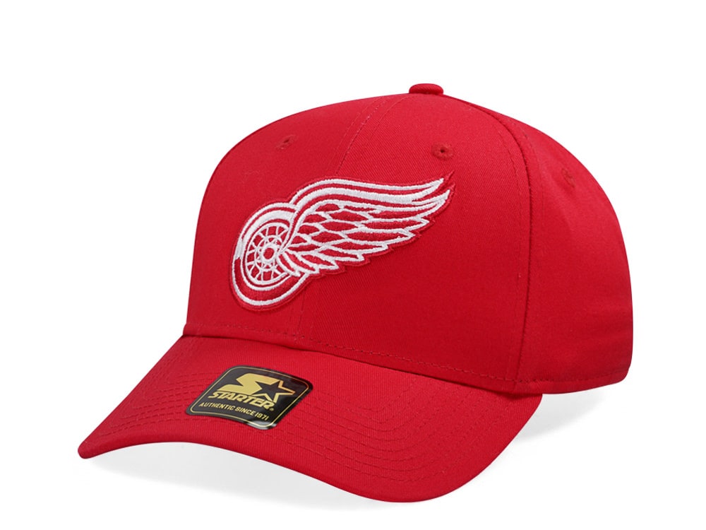 Starter Detroit Red Wings Score Cotton Twill Curved Snapback Casquette