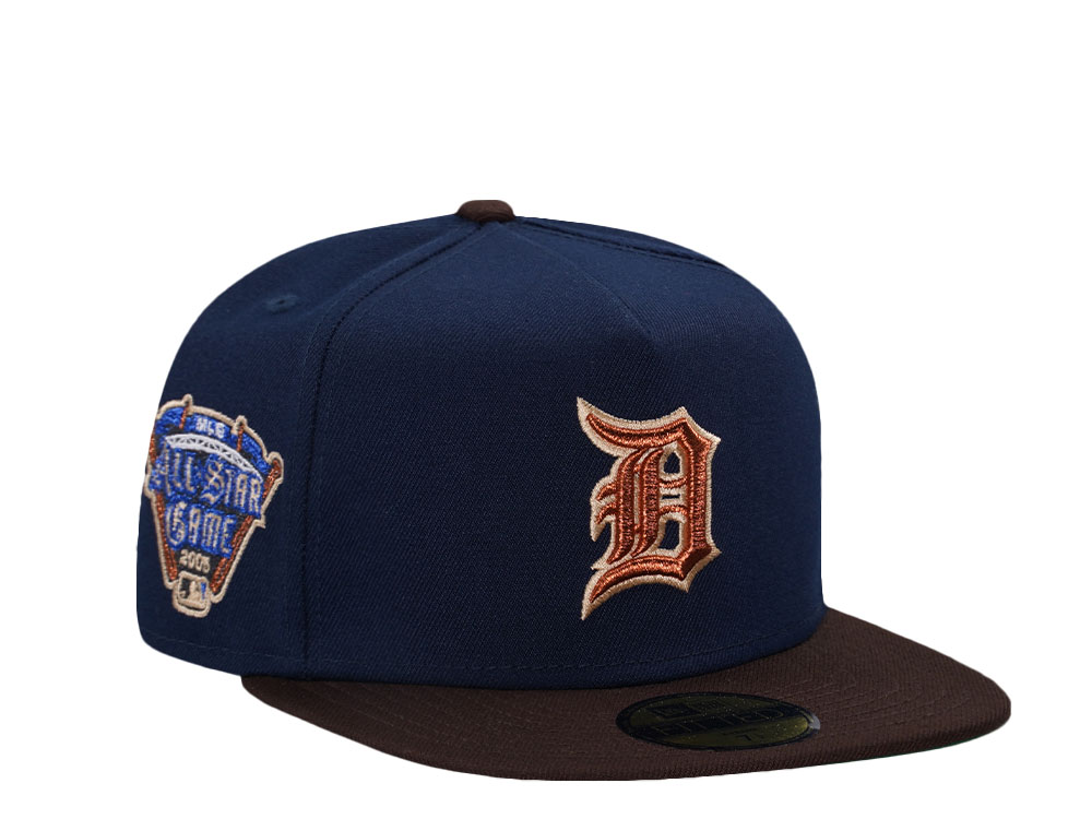 New Era Detroit Tigers All Star Game 2005 Copper Two Tone Edition A Frame 59Fifty Fitted Casquette