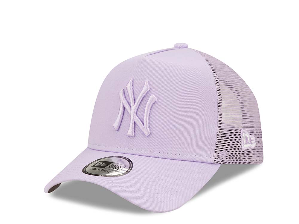 New Era New York Yankees Lavendel A Frame Trucker Snapback Casquette