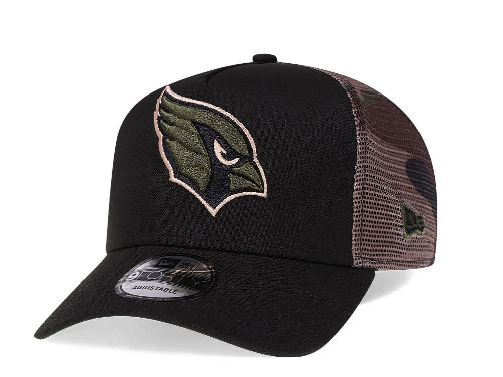 New Era Arizona Cardinals Camo 9Forty A Frame Trucker Snapback Casquette