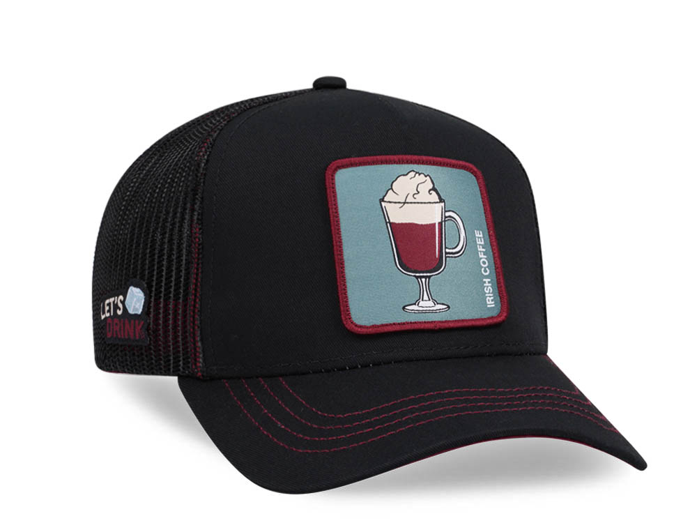 Capslab Cocktails Irish Coffee Black Trucker Snapback Casquette