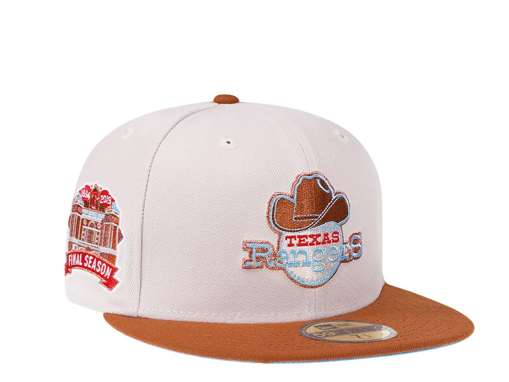 New Era Texas Rangers Final Season 2019 Stone Copper Prime Edition 59Fifty Fitted Casquette