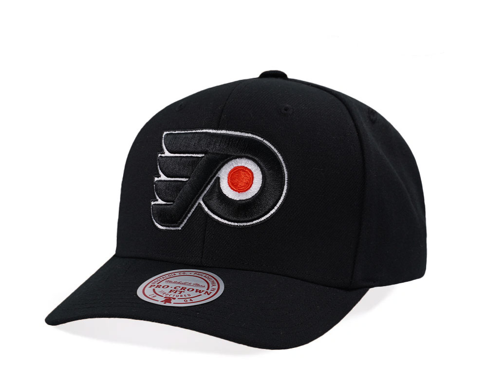 Mitchell & Ness Philadelphia Flyers Pro Crown Fit Vintage Black Snapback Casquette