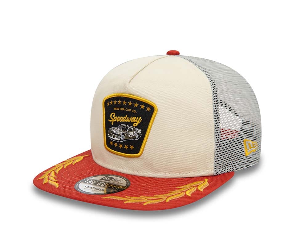 New Era Motorsport Racing Trucker Golfer Snapback Casquette