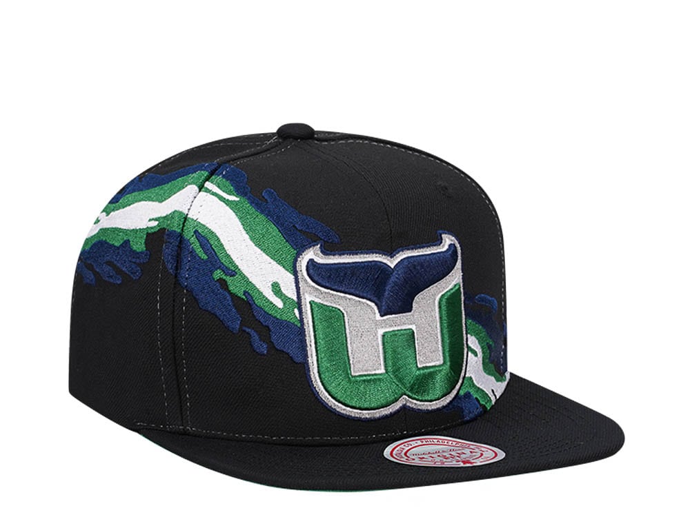 Mitchell & Ness Hartford Whalers Vintage Paintbrush Snapback Casquette