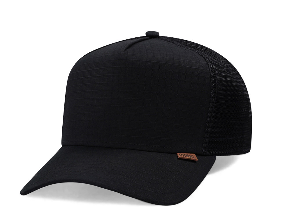 Djinns M-Ribstop Black Trucker Snapback Casquette