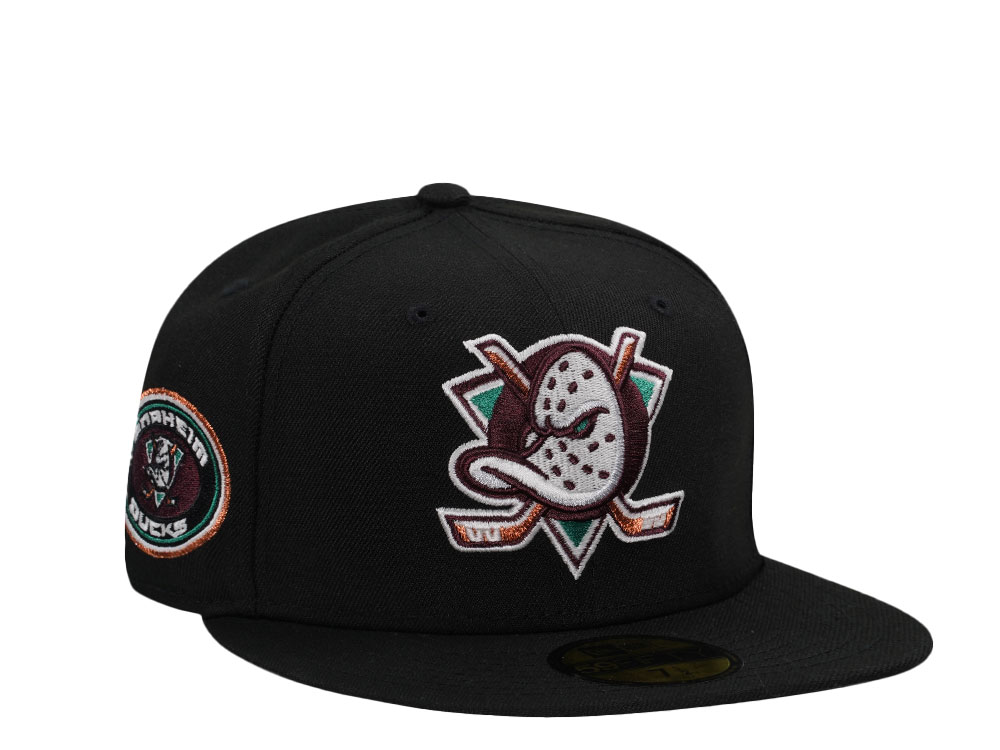 New Era Anaheim Ducks Black Glow Edition 59Fifty Fitted Casquette