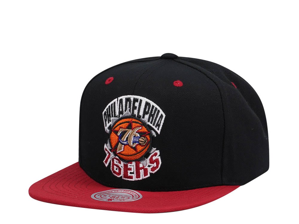 Mitchell & Ness Philadelphia 76ers Breakthrough Two Tone Snapback Casquette