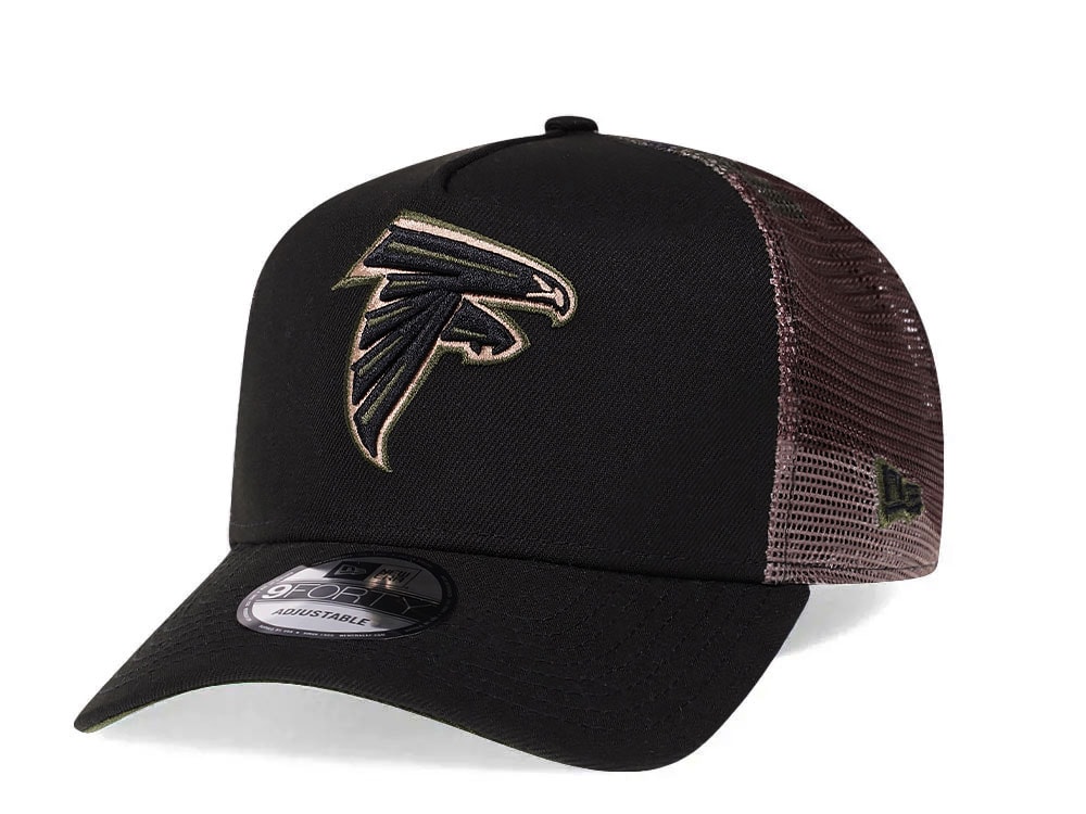 New Era Atlanta Falcons Camo 9Forty A Frame Trucker Snapback Casquette