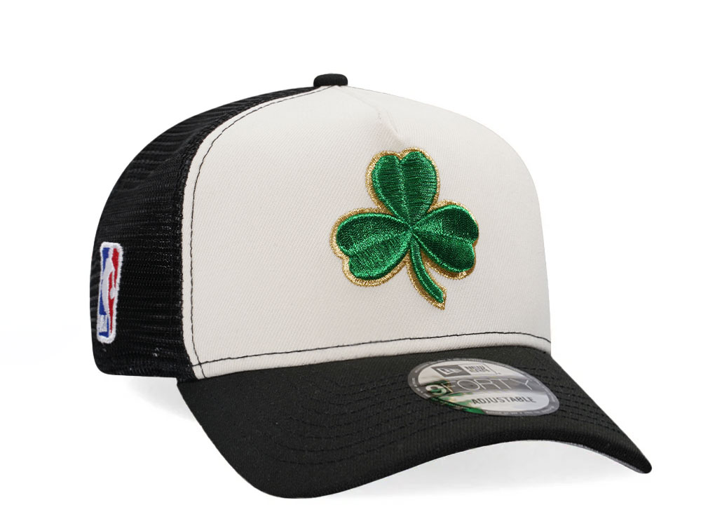 New Era Boston Celtics Classic Two Tone Edition Trucker A Frame Snapback Casquette