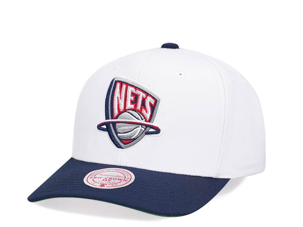 Mitchell & Ness Brooklyn Nets Team Two Tone 2.0 Pro White Snapback Casquette