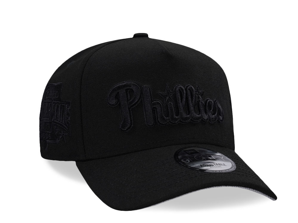 New Era Philadelphia Phillies Black Prime Tone Edition 9Forty A Frame Snapback Casquette