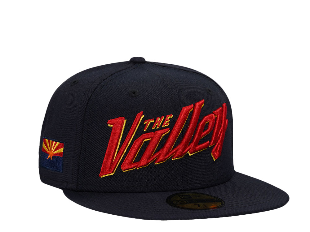 New Era Pheonix Suns Valley Script Navy Classic Edition 59Fifty Fitted Casquette