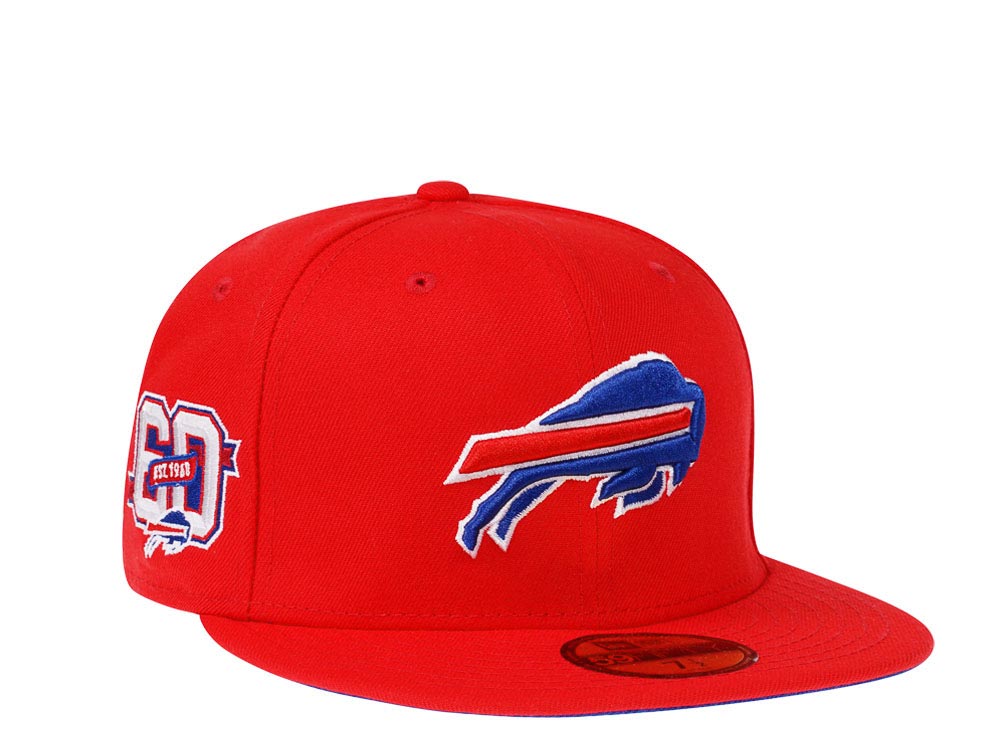 New Era Buffalo Bills 60th Anniversary Red Edition 59Fifty Fitted Casquette