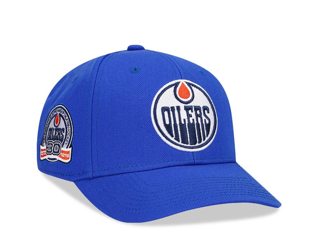 American Needle Edmonton Oilers 30th Anniversary Blue Snapback Casquette